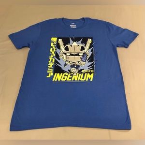 Funko Pop Tees My Hero Academia Tenya Ingenium Graphic Blue T-Shirt Size…